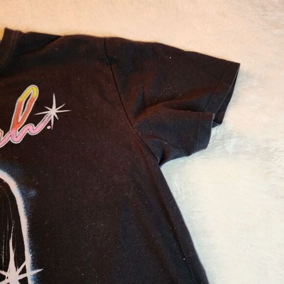 Aaliyah Black Tshirt With Graphics Size Medium - Picture 3 of 6